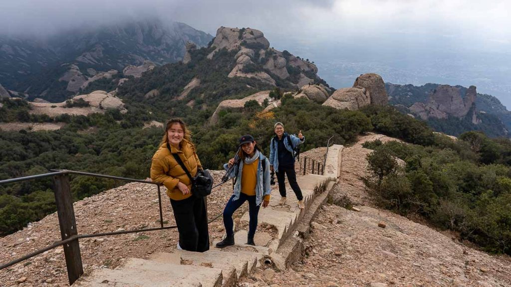 Montserrat Hiking Stairs to Sant Jeroni Peak - Barcelona Itinerary