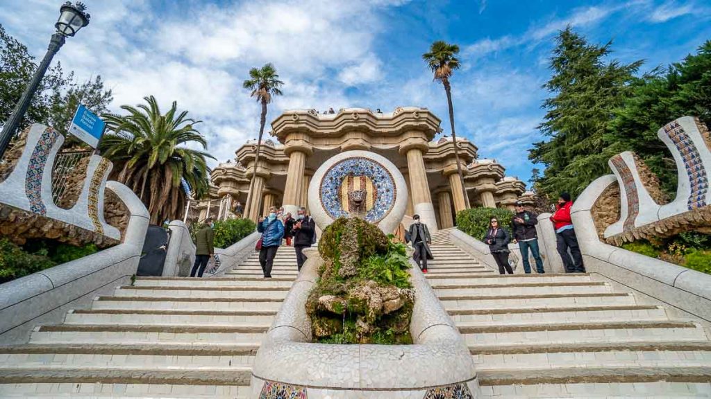 Park Guell Dragon Stairway Antoni Gaudi - Best Things to do in Barcelona