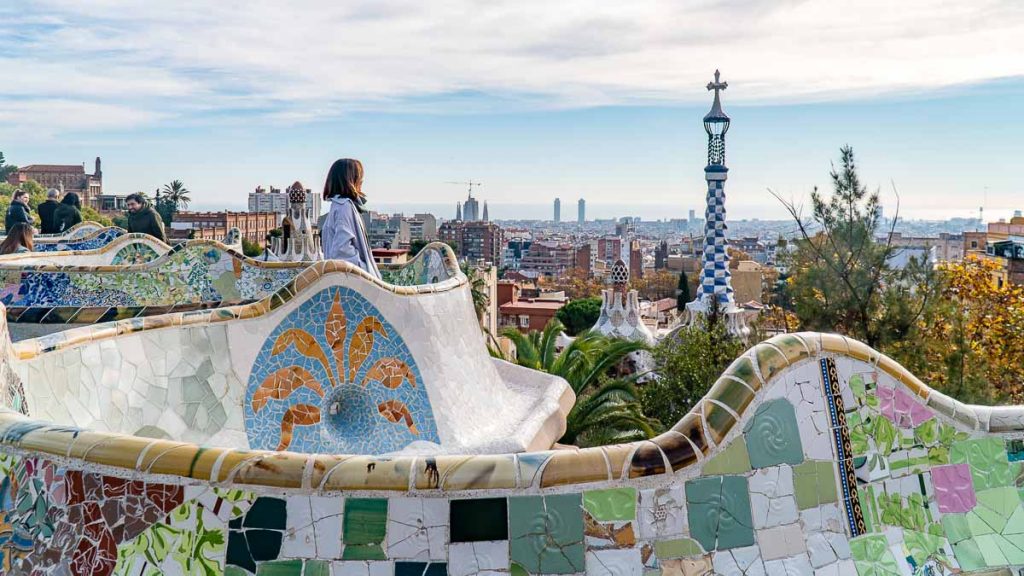 Park Guell Overlooking Barcelona - Things to do in Barcelona