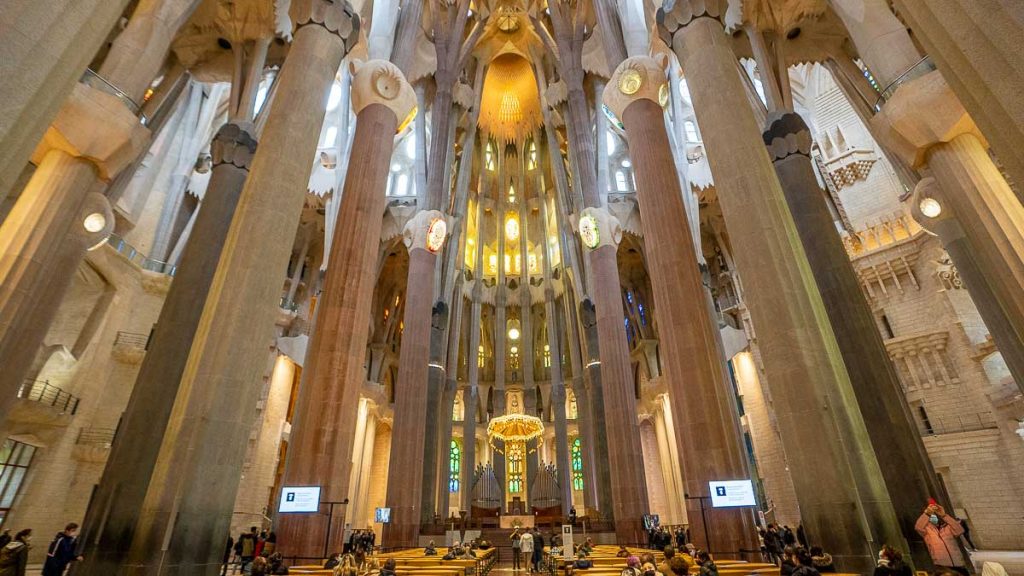 Sagrada Familia Church Interior - Best Things to do in Barcelona