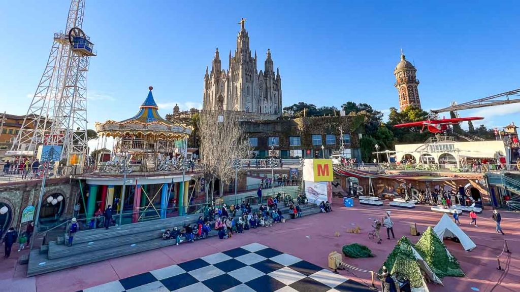 Temple of the Sacred Heart of Jesus and Tibidabo Amusement Park - Barcelona Itinerary