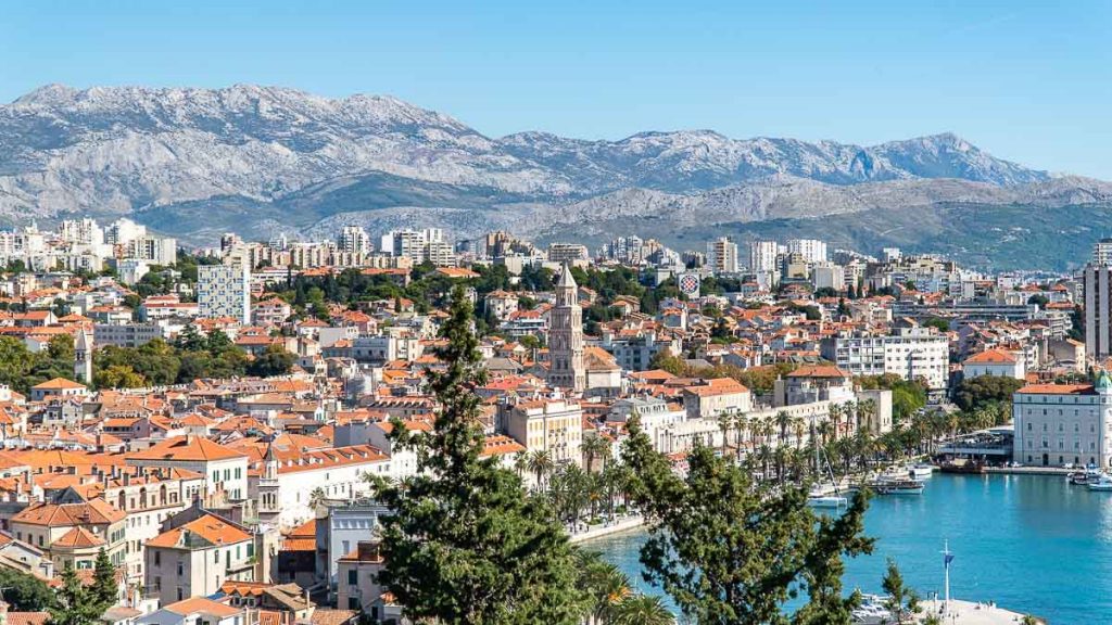 View of Split from Marjan Hill - Best Things to do in Croatia