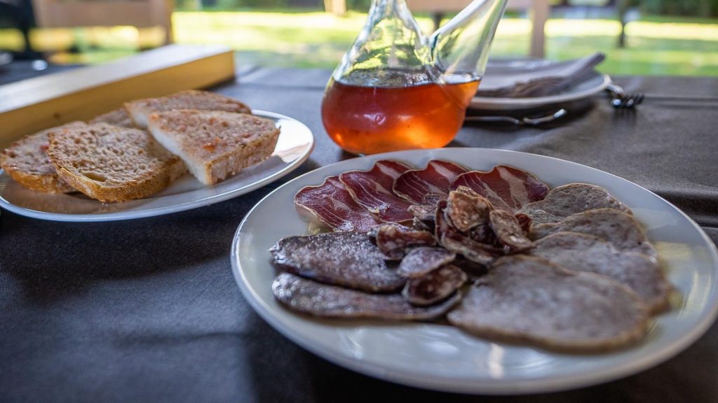 Vol de Coloms Hot Air Balloon Lunch Spread - Catalonia Road Trip