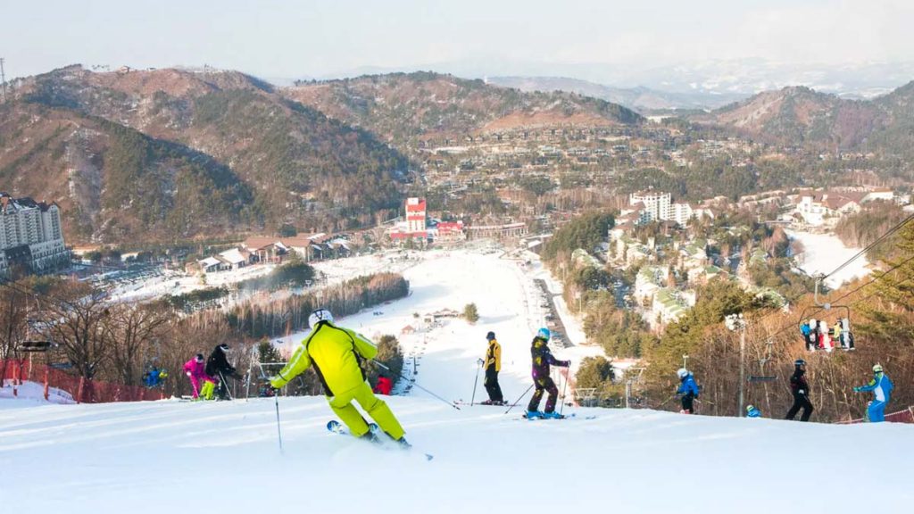 Yang Pyong Ski Resort - South Korea Winter