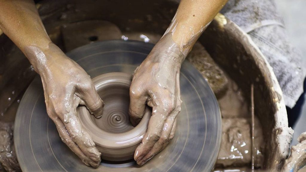 Hands shaping ceramics and pottery in Jalan Besar - Things to do in Jalan Besar Singapore