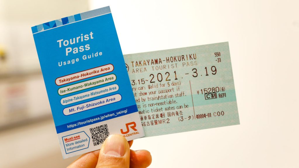Hand Holding Takayama-Hokuriku Area Tourist Pass - Central Japan