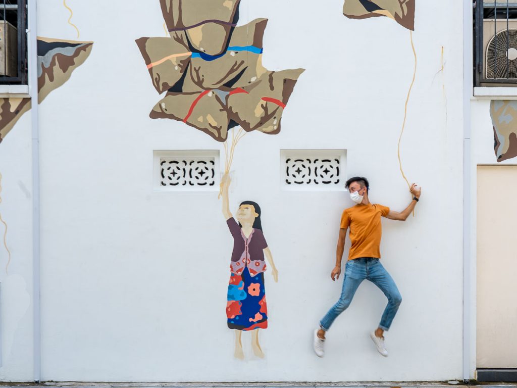 Kimchoo kueh chang mural around Joo Chiat and Katong - Singapore Street Art