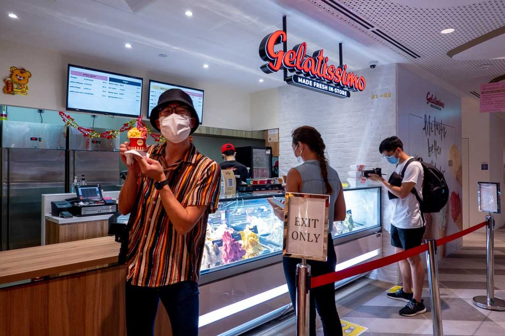 gelatissimo gelato store at i12 Katong - Singapore Neighbourhood Guide