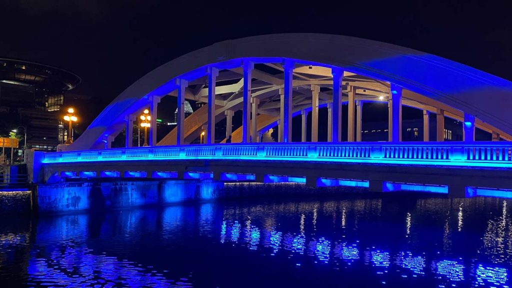 Shot of Elgin Bridge - Instagrammable spots in Singapore