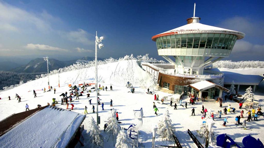 High1 Ski Resort - South Korea Winter