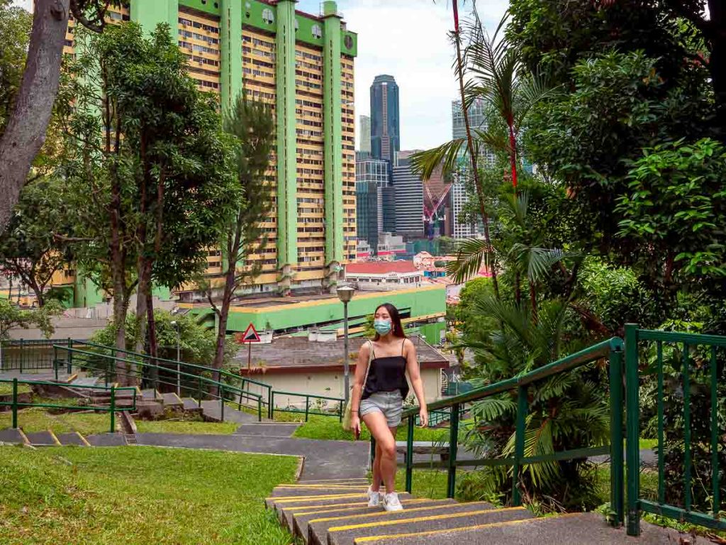Pearl's Hill City Park - OTWstories LTA hidden gems around singapore neighbourhoods