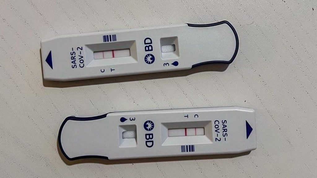 Positive Covid-19 Self-test Kit - Testing Positive for Covid Overseas