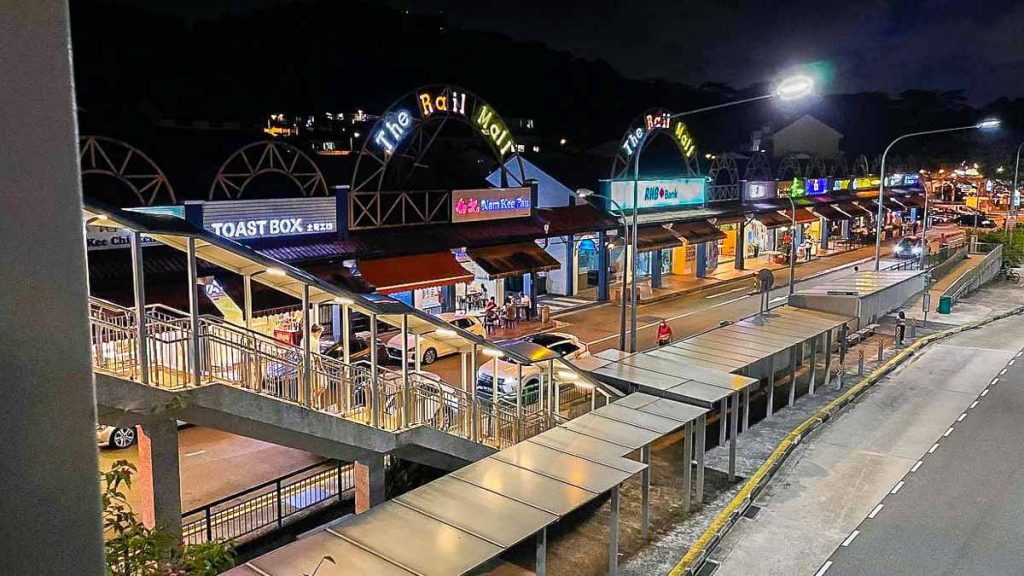 Rail mall and overhead bridge - Supper Spots Singapore