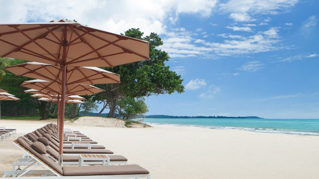 Beach and chairs - Desaru Coast