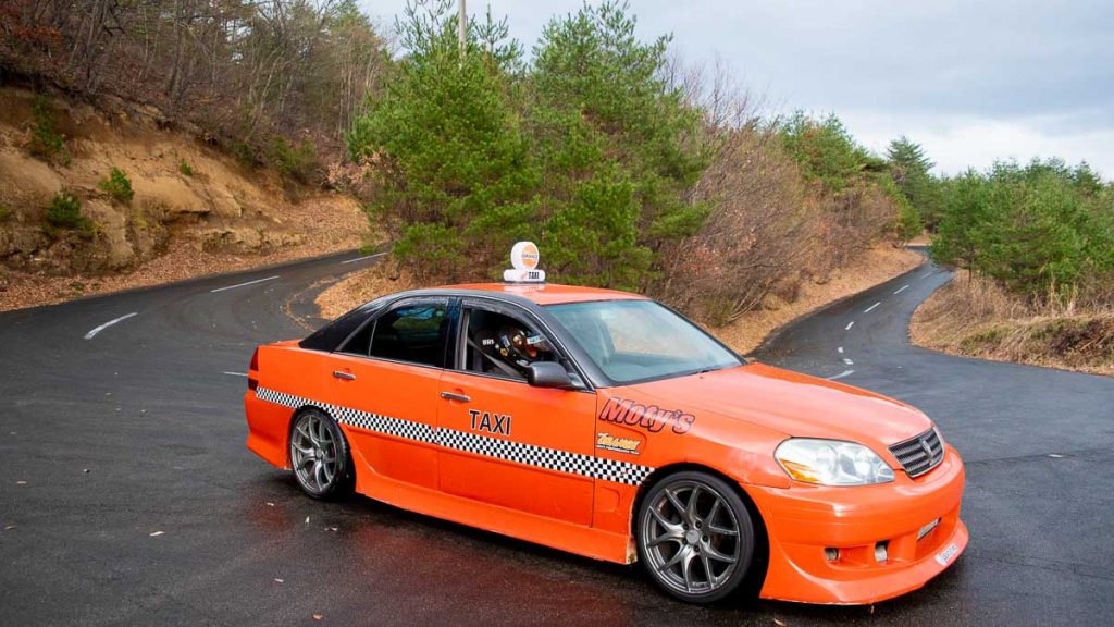 Orange Taxi Drifting - Japan Adventures