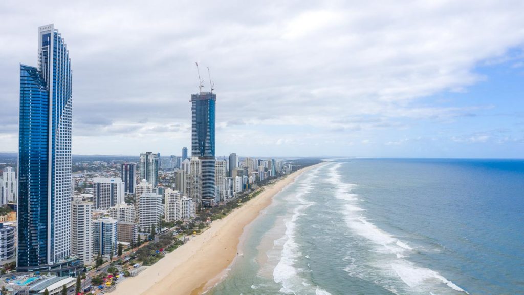 View of Gold Coast Beach - Queensland Adventure