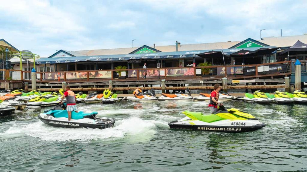 Men on Jet Skis - Queensland Adventure