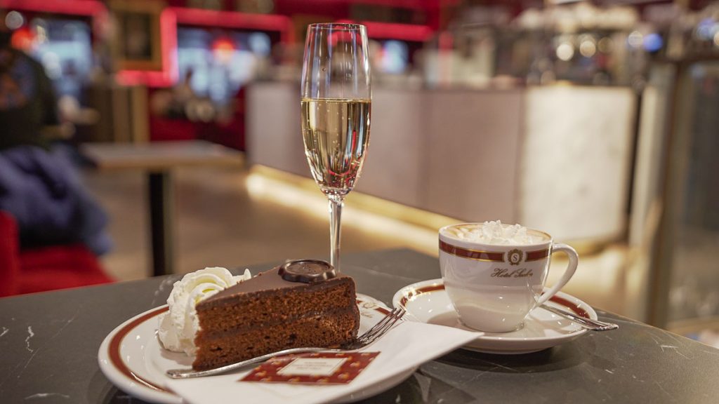 Sacher Eck Cafe Vienna Chocolate Cake and Coffee - Best Things to do in Vienna