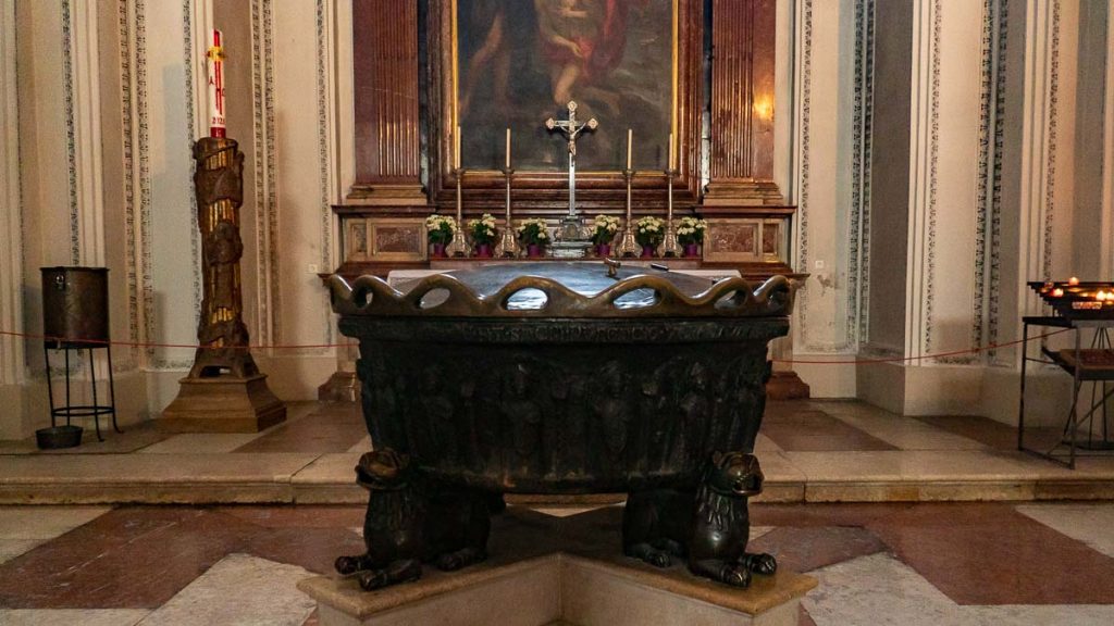 Salzburg Cathedral Baptismal Font - Austria Itinerary