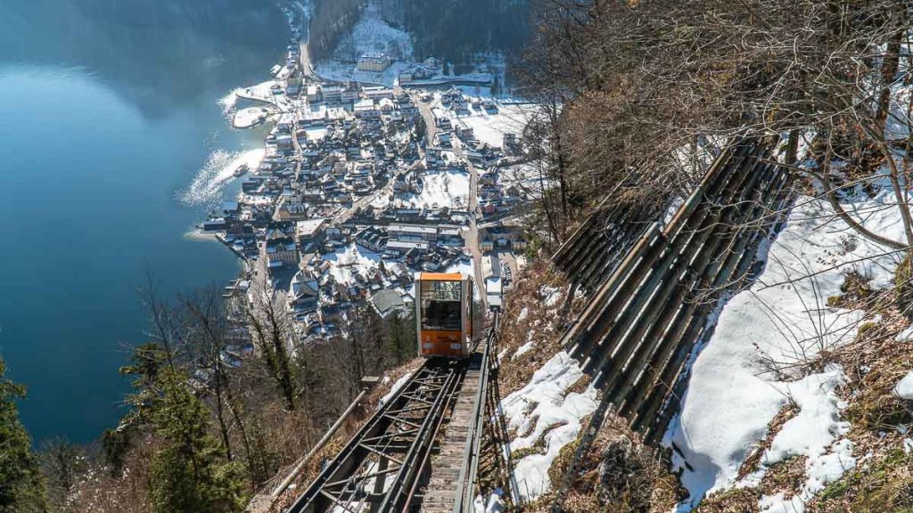 Salzwelten Hallstatt Salt Mine Furnicular - Austria Winter Itinerary