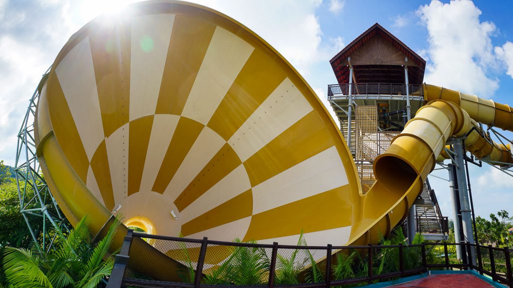 Huge round water slide - Adventure Waterpark