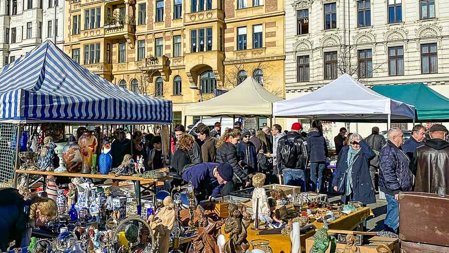 Vienna Naschmarkt Saturday Flea Market - Austria Itinerary