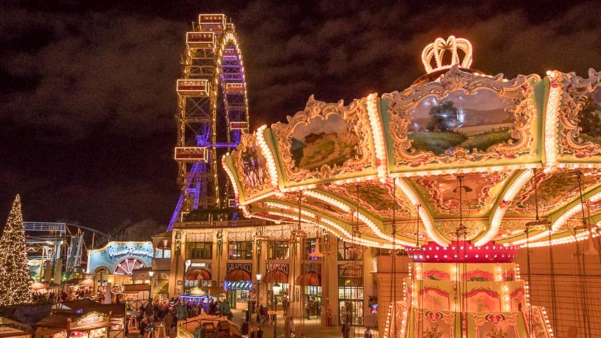 Vienna Prater Amusement Park Winter Market - Austria Itinerary