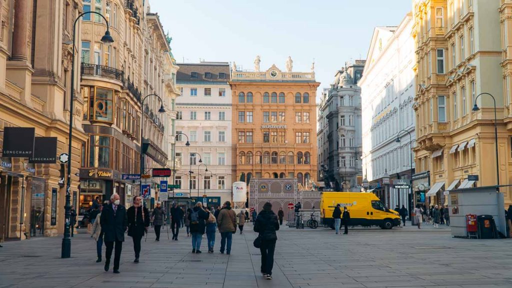 Vienna Shopping Street - Austria Itinerary