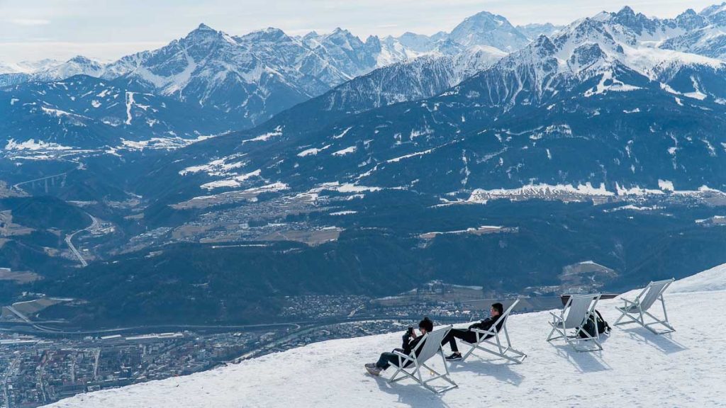 View from Nordkette Ski Resort in Innsbruck - Austria Itinerary