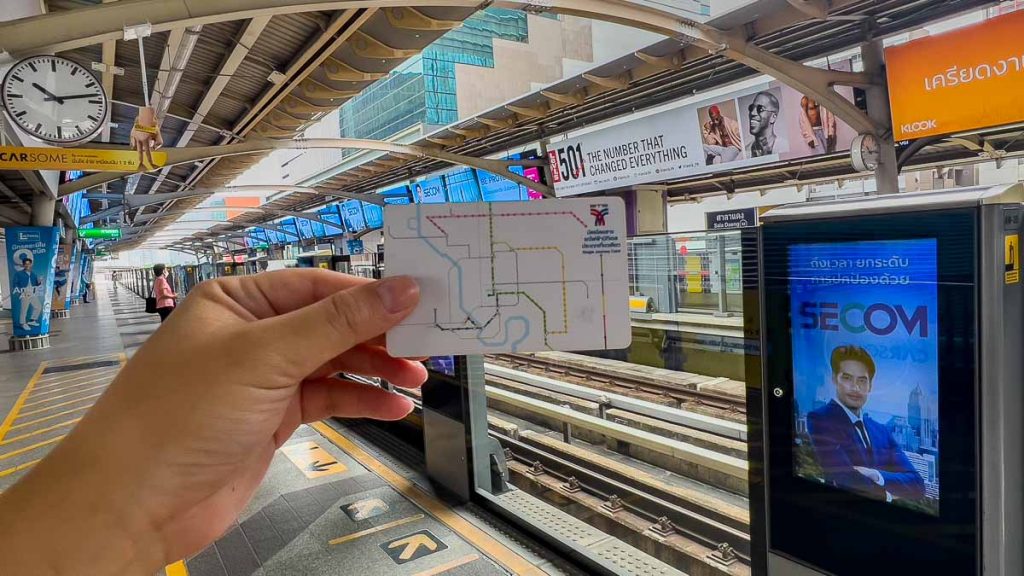 BTS Train Station Bangkok Transport Card - Bangkok Itinerary