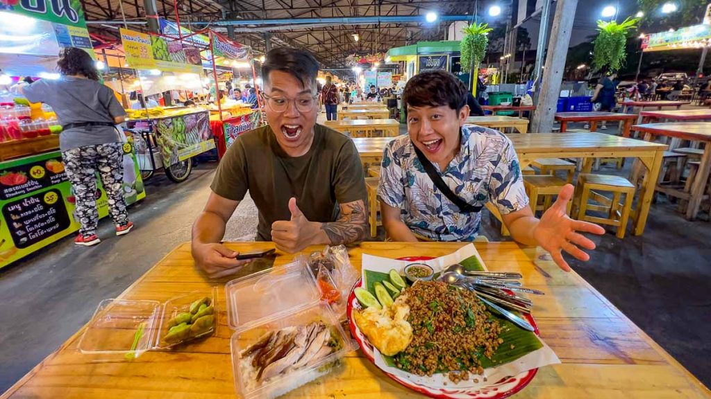 Bangkok Srinagarindra Train Night Market Street Food - Bangkok Itinerary