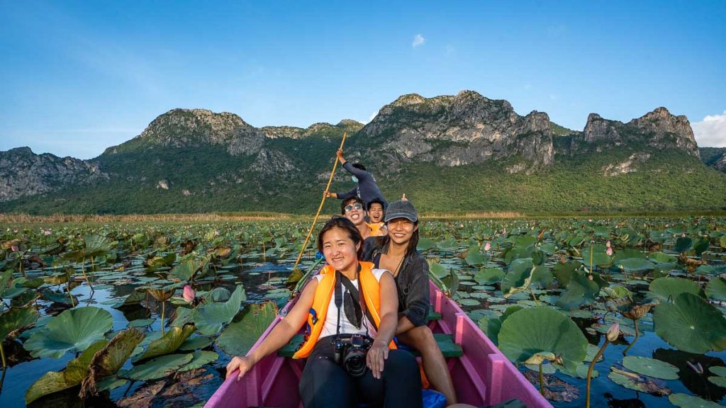 Hua Hin Khao Sam Roi Yot National Park Bueng Bua Lotus Pond Boat Ride - Things to do in Hua Hin