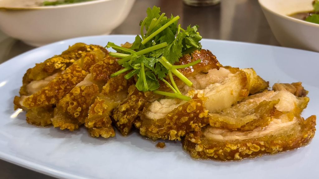 Jeh O Chula Michelin Guide Crispy Pork - Bangkok Itinerary