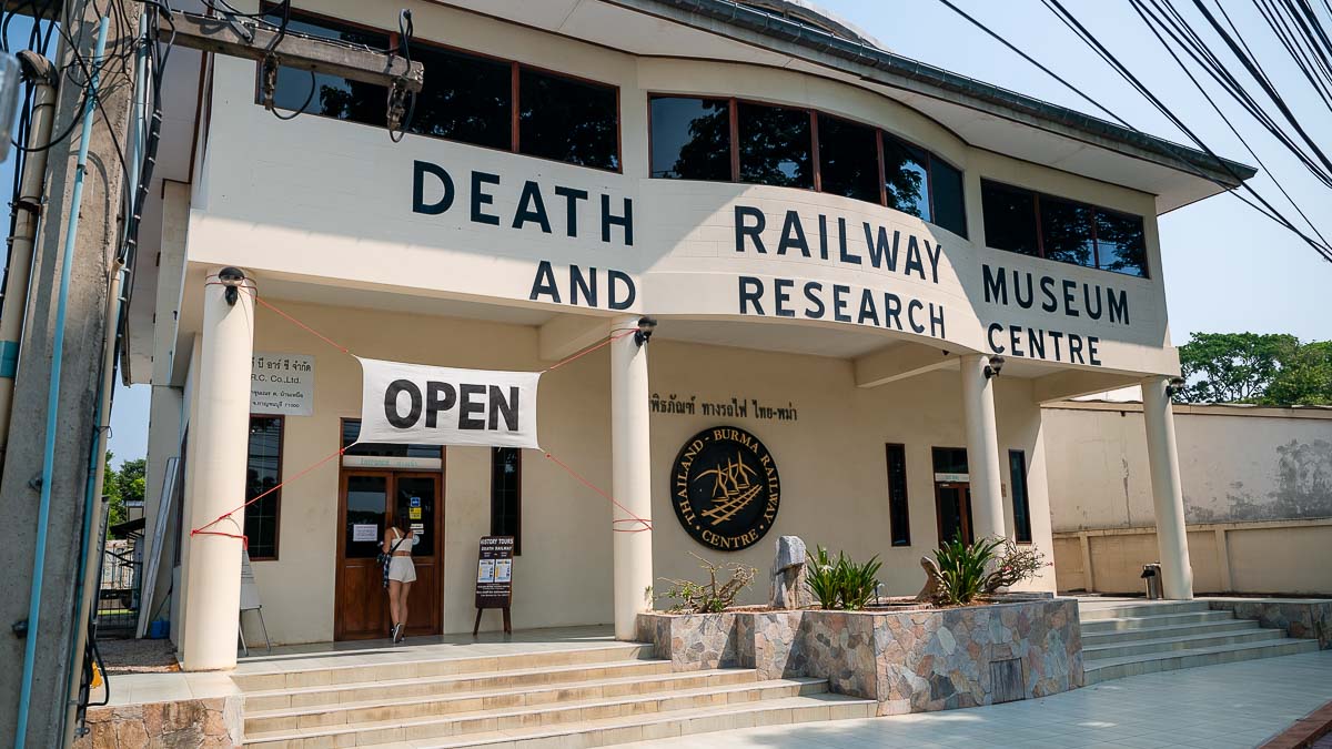 Kanchanaburi Death Railway Museum and Research Centre Entrance - Day trip from Bangkok