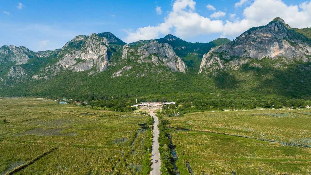 Khao Sam Roi Yot National Park Drone Shot of Car - Bangkok Itinerary Road Trip Bucket List