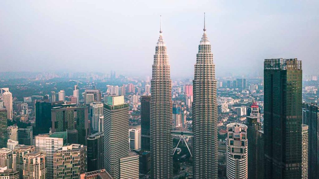Kuala Lumpur city skyline and Petronas Towers - Long weekend Getaways May 2022
