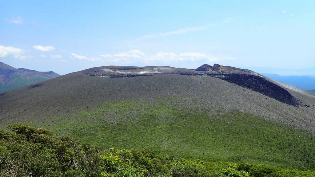 Crater of Mount Shinmoe - Japan National Park