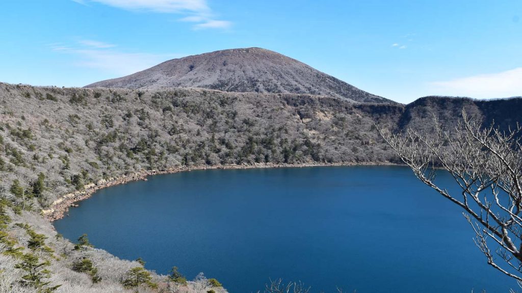 Onaminoike Crater Lake at the Kirishima Mountain Range - Japan National Park