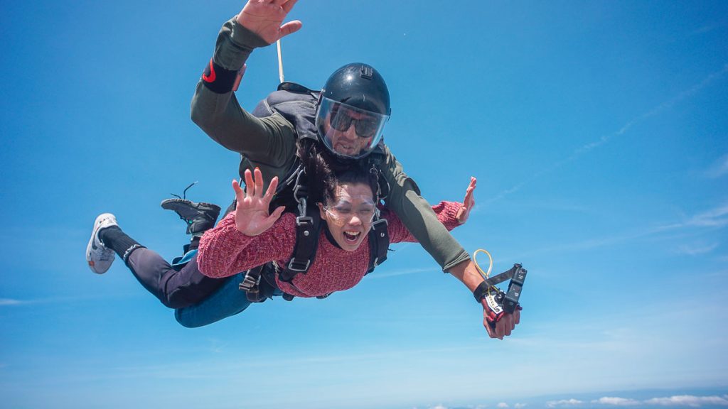 Skydiving at Monterey Bay - Things to do in California