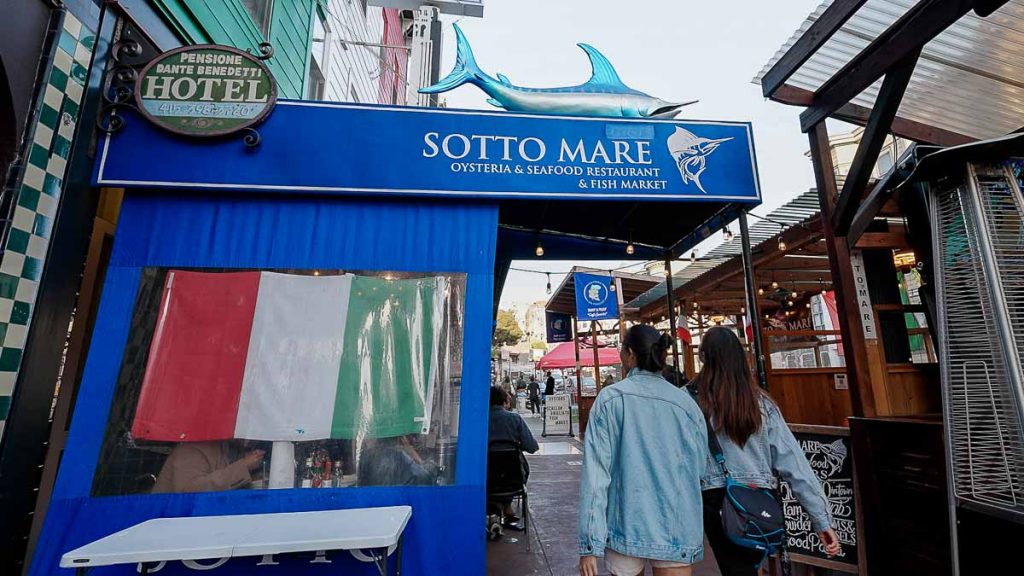Sotto Mare Entrance - Things to do in San Francisco