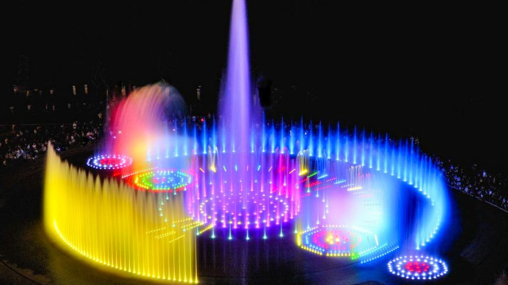 Colourful Dadaepo Sunset Fountain - K-drama Filming Locations