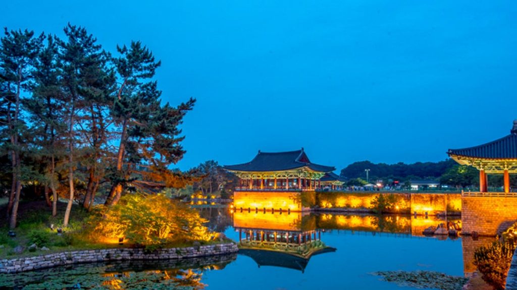 Donggung Palace Reflected on Pond - Busan Hidden Gems