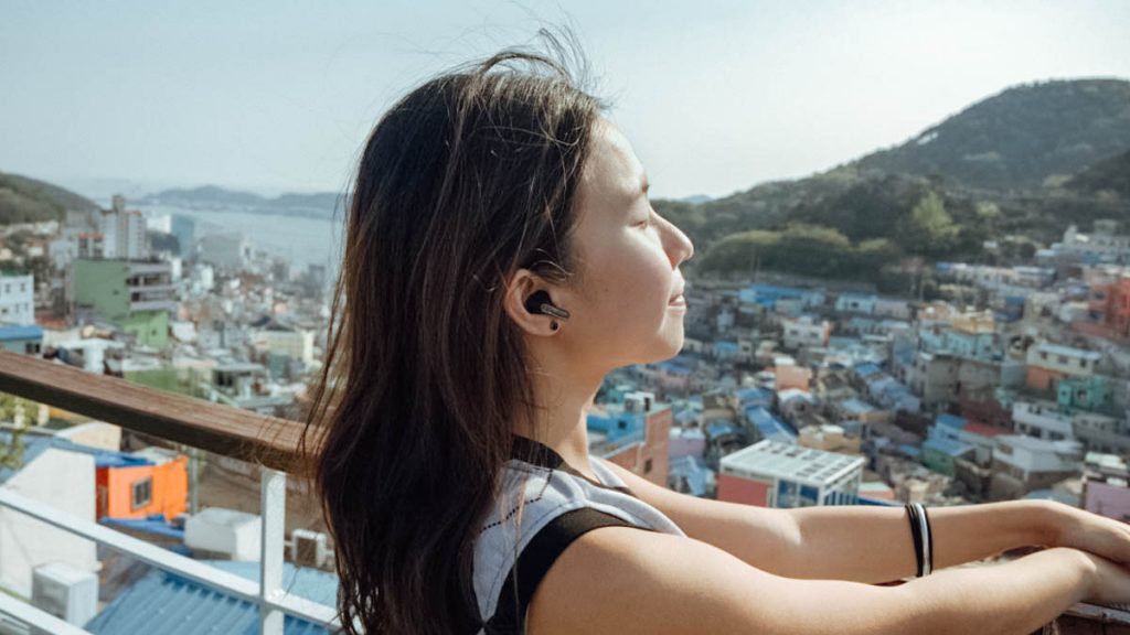 Girl at Gamcheon Village Observatory - K-drama Filming Locations