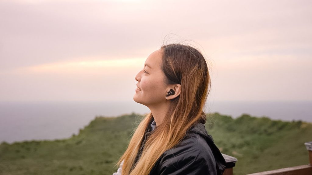 Girl at Seongsan Ilchulbong Mountain - K-pop and K-drama Filming Locations