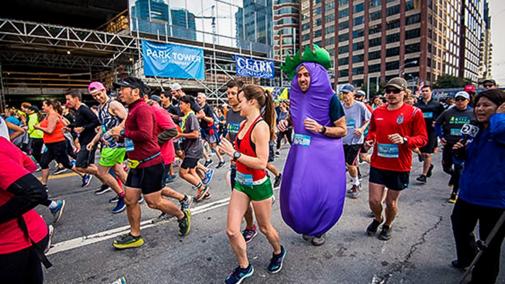 Bays to Breakers Eggplant Running - San Francisco Pride