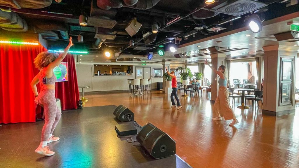 People at Brazilian Carnival Dance Class - Singapore Cruise