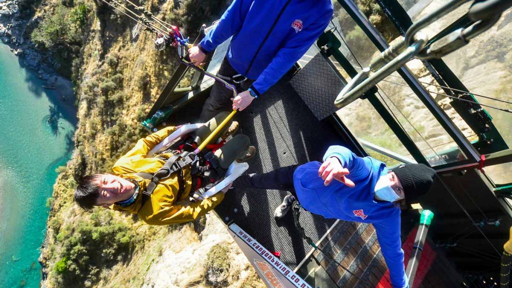 Chair canyon swing - Things to do in Queenstown New Zealand