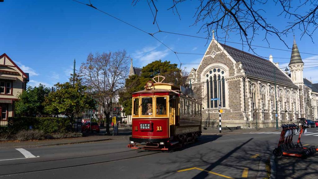 Christchurch Tram - New Zealand South Island