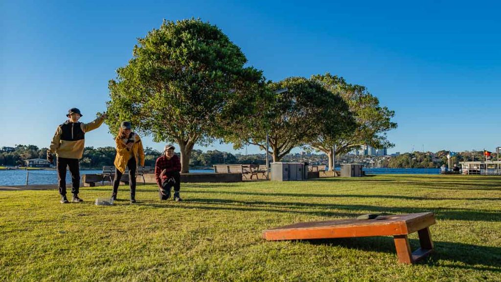 Cockatoo Island Playing Old School Games - New South Wales Itinerary