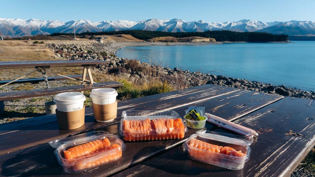 Lake Pukaki Mount Cook Alpine Salmon - New Zealand South Island Guide